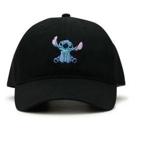 Disney Lilo & Stitch Unisex Stitch Baseball Cap Black